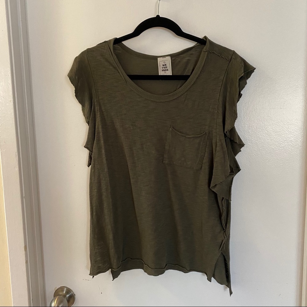 Oversized distressed T